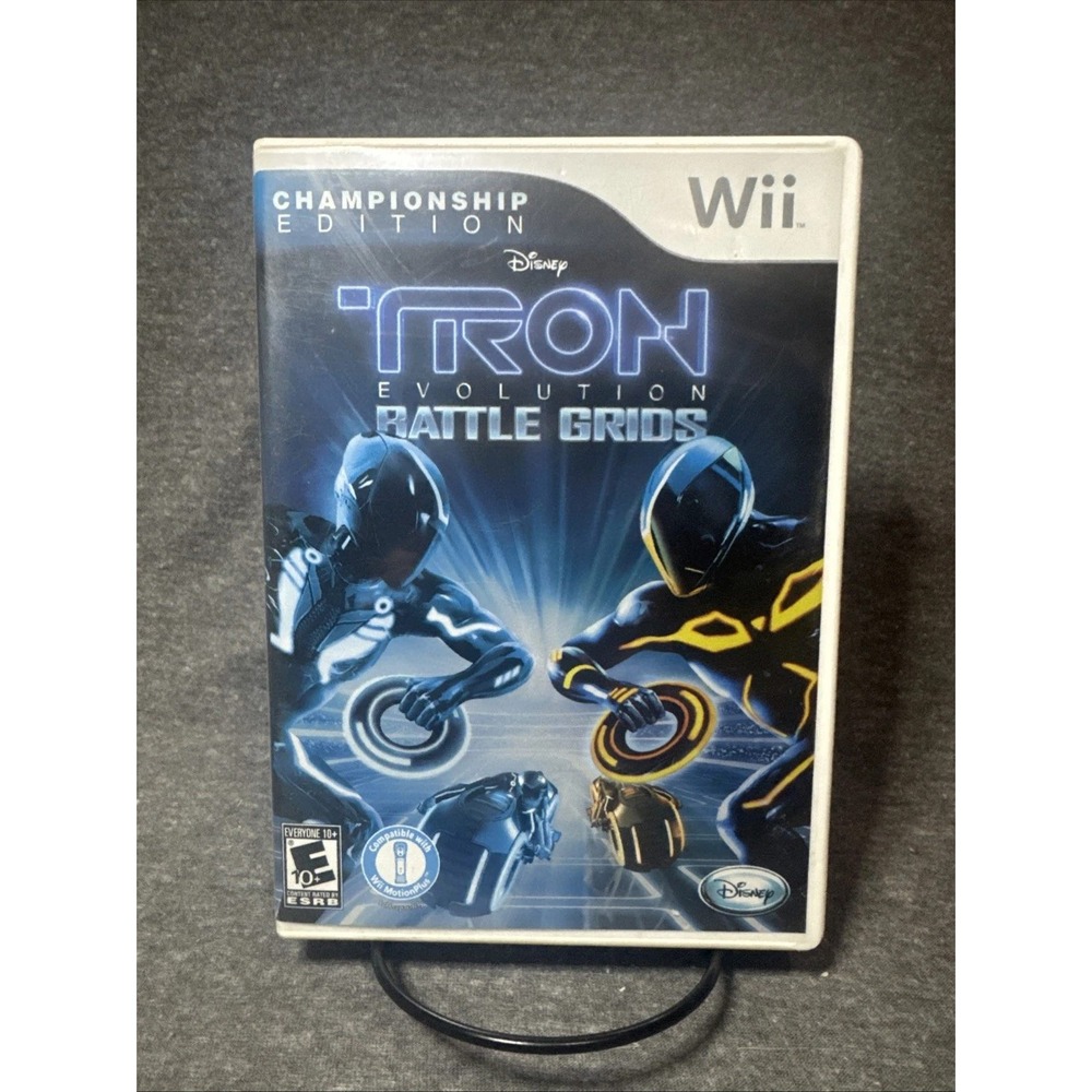 Tron Evolution Battle Grids Championship Edition Nintendo Wii Disney Game CIB